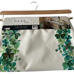 St. Patrick’s Day Shamrock Table Runner by Nicole Miller Home